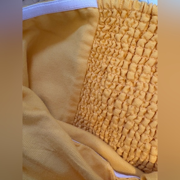 Derek Lam Collective Yellow Strapless Linen Jumpsuit – EU 48 / US 12 (Large) - Picture 13 of 14